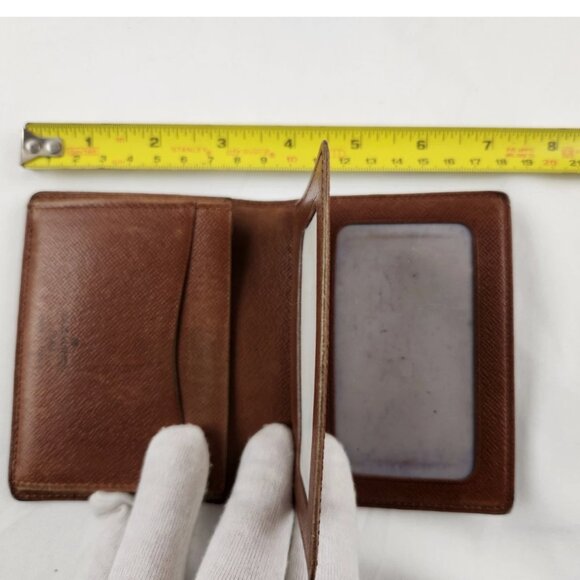 Authentic Louis Vuitton Brown Monogram ID Card Case - Picture 4 of 16